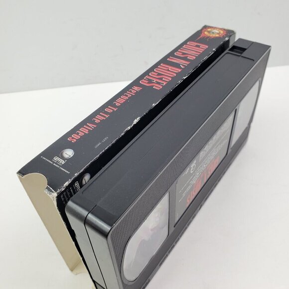 Guns N' Roses VHS Tape Welcome to Videos VTG 1998 Hard Rock Music Tested - Picture 8 of 10